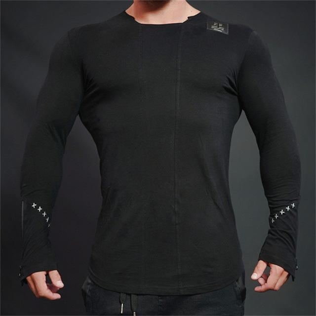 Men's Bodybuilding T-Shirt | Men's Long Sleeve Tee | N&H