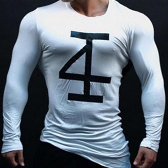 Men's Bodybuilding T-Shirt | Men's Long Sleeve Tee | N&H