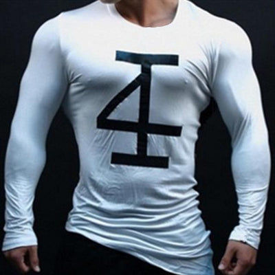 Men's Bodybuilding T-Shirt | Men's Long Sleeve Tee | N&H