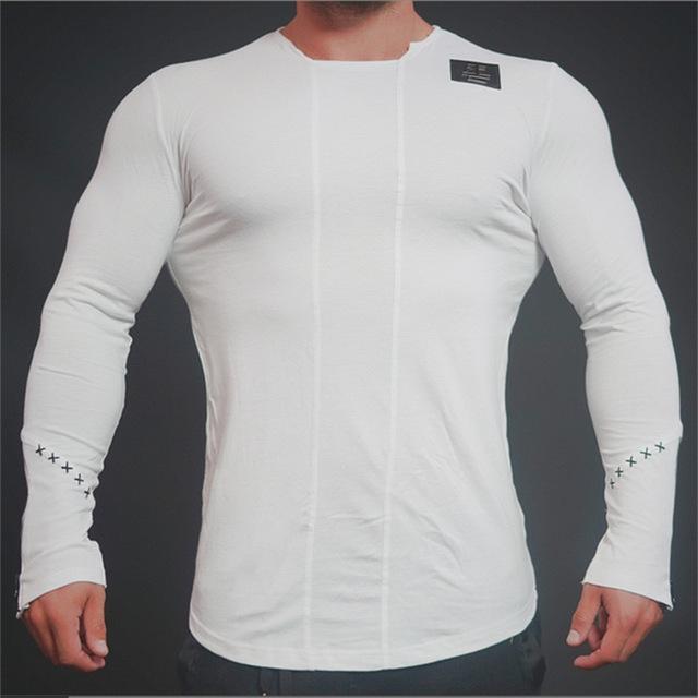 Men's Bodybuilding T-Shirt | Men's Long Sleeve Tee | N&H
