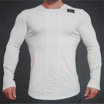 Men's Bodybuilding T-Shirt | Men's Long Sleeve Tee | N&H