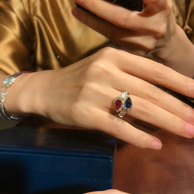 Classic Dual-Tone Elegance Ring