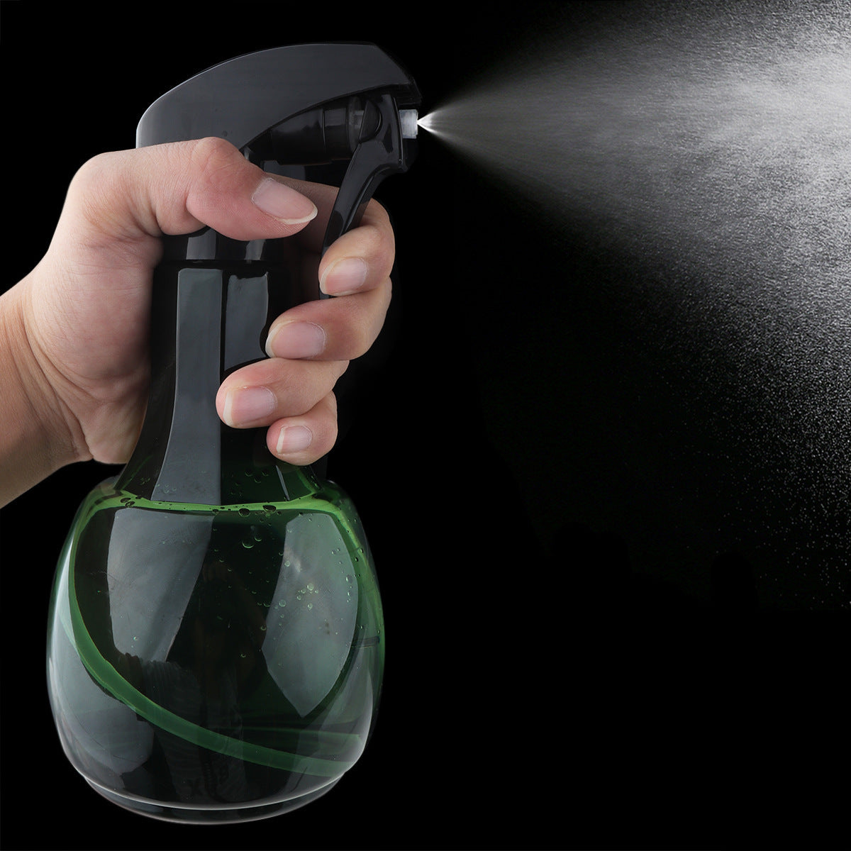 Fine Sprays Transparent Bottle For Hair Salon Sprinkling Can 400ml