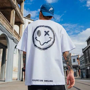 Men's Cotton Tee | Smiley T-Shirt | N&H