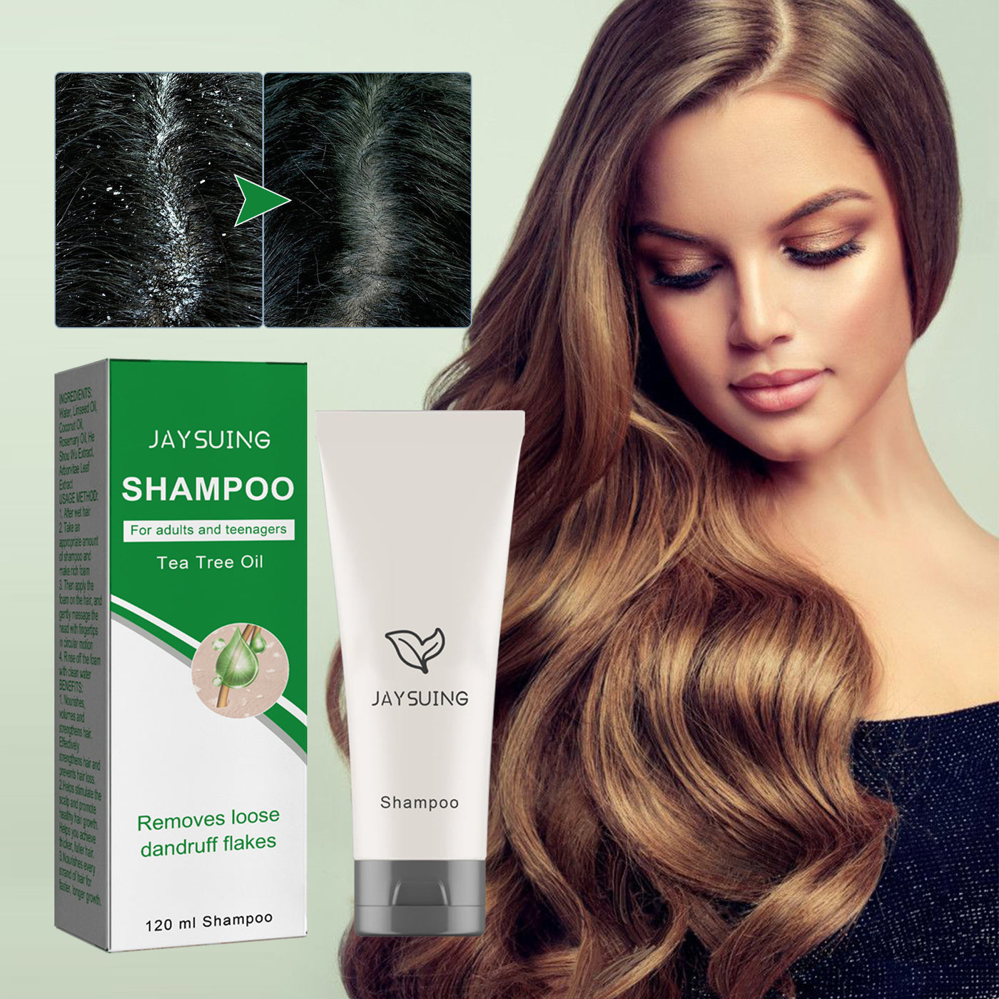 Cleansing Scalp Dandruff Soft Fluffy Shampoo