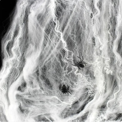 Halloween Spider Web Cotton Decoration for Haunted House & Party